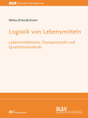 cover image of Logistik von Lebensmitteln